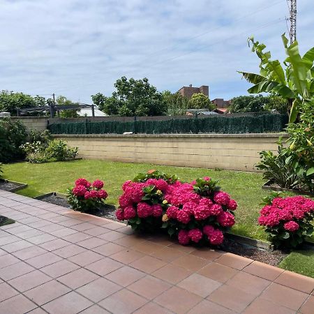 apartamento con jardín privado y barbacoa a 5 min playas santander Exterior foto