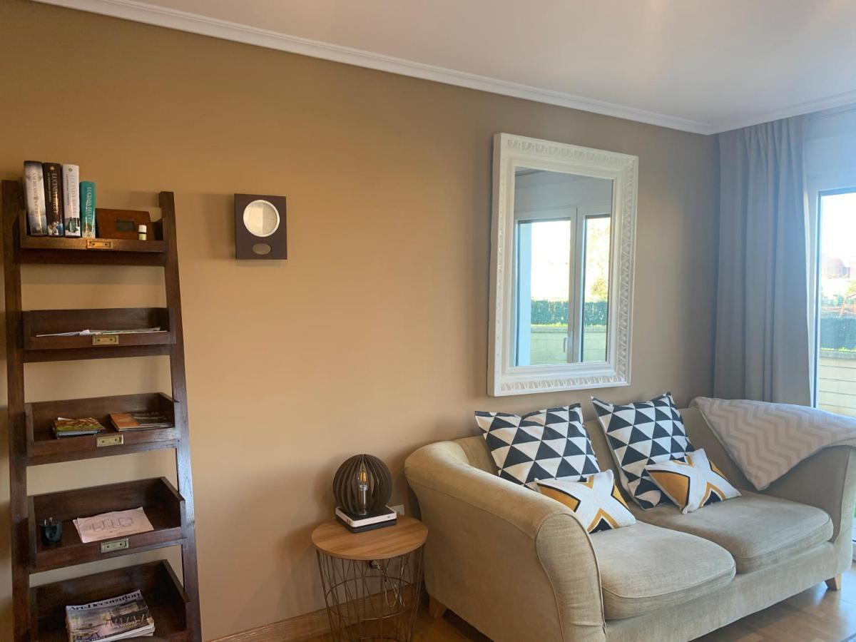 apartamento con jardín privado y barbacoa a 5 min playas santander Exterior foto