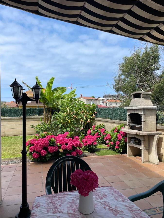 apartamento con jardín privado y barbacoa a 5 min playas santander Exterior foto
